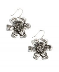 Capture refreshing style with a mini garden of your own. These earrings by Lucky Brand feature intricate design crafted in silver tone mixed metal. Approximate drop: 1-1/2 inches. Capture refreshing style with a mini garden of your own. These earrings by Lucky Brand feature intricate design crafted in silver tone mixed metal. Approximate drop: 1-1/2 inches.