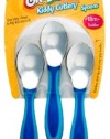 Gerber Graduates BPA Free 3 Pack Kiddy Cutlery Spoons, Colors May Vary