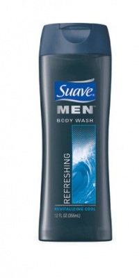 Suave Body Wash Men's, Refreshing, 12Ounce (Pack of 6)