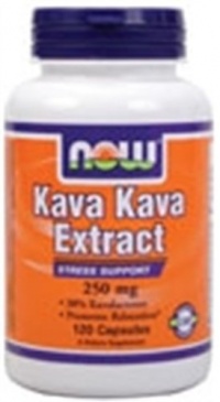 NOW Foods Kava Kava Extract Stress Support 250mg, 120 Capsules