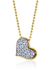 Alex Woo Little Princess Yellow Heart Pendant Necklace Alex Woo Little Princess Yellow Heart Pendant Necklace