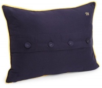Tommy Hilfiger Lake George Plaid Cotton Canvas Decorative Pillow, Navy Tommy Hilfiger Lake George Plaid Cotton Canvas Decorative Pillow, Navy