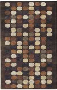Area Rug 2x3 Rectangle Contemporary Brown Color - Surya Naya Rug from RugPal Area Rug 2x3 Rectangle Contemporary Brown Color - Surya Naya Rug from RugPal