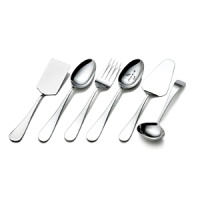 Featuring a clean, classic design in durable stainless steel, these serving pieces from Mikasa are ideal for serving up everyday meals and special dishes alike. Featuring a clean, classic design in durable stainless steel, these serving pieces from Mikasa are ideal for serving up everyday meals and special dishes alike.