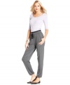 Go for a laidback-downtown look with these heather-knit RACHEL Rachel Roy pants -- be sure to pair it with booties or heels!