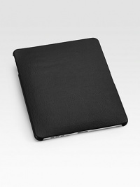 A carrying case for the iPad® user who appreciates elegant craftsmanship as much as on-the-go style. This case is handmade from French goatskin leather with a hard backing for superior protection. Leather 8.25W X 10.25H X 0.25D Imported A carrying case for the iPad® user who appreciates elegant craftsmanship as much as on-the-go style. This case is handmade from French goatskin leather with a hard backing for superior protection. Leather 8.25W X 10.25H X 0.25D Imported