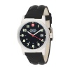 Wenger Swiss Military Men's 72925 Classic Field Black Dial Black Leather Military Watch