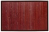 Ginsey Bamboo Wood Stepout Mat, Chocolate