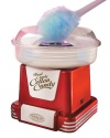 Nostalgia Electrics PCM-805RETRORED Retro Series Hard & Sugar-Free Candy Cotton Candy Maker