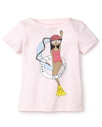 Little Marc Jacobs Girls' Laurie Miss Marc Tee - Sizes 8-12L Little Marc Jacobs Girls' Laurie Miss Marc Tee - Sizes 8-12L