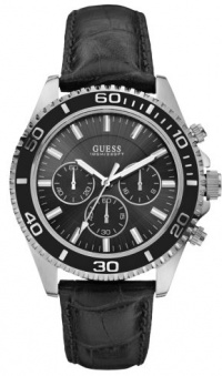 GUESS Silver-Tone Crocodile-Embossed Sportwise GUESS Silver-Tone Crocodile-Embossed Sportwise