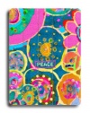 Peace 18x24 Artistic Planked Wood Sign by Lisa Weedn