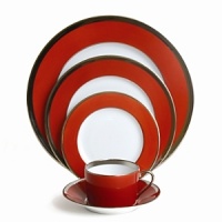 Haviland's Laque de Chine Platinum is both timeless and modern, enabling traditional color-matching selections to radical color combinations. Unique pieces' smooth, bold colors are united by a brilliant platinum band. Haviland's Laque de Chine Platinum is both timeless and modern, enabling traditional color-matching selections to radical color combinations. Unique pieces' smooth, bold colors are united by a brilliant platinum band.