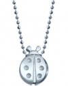 Alex Woo Little Luck Sterling Silver Ladybug Pendant Necklace, 16