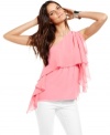 A floaty, delicate top from INC makes it easy to balance out summer basics like shorts, jeans and simple skirts.