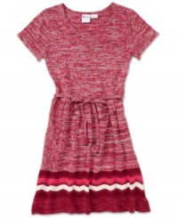 A feminine look on this marled sweater dress from Roxy adds a sweet style to her closet. A feminine look on this marled sweater dress from Roxy adds a sweet style to her closet.