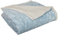 Northpoint 70286 Dandelion Textured Sherpa Throw, Sky Blue Northpoint 70286 Dandelion Textured Sherpa Throw, Sky Blue