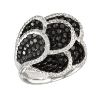 Effy Jewelry Caviar Collection by Effy® Black & White Diamond Ring in 14k White Gold 2.26 TCW Effy Jewelry Caviar Collection by Effy® Black & White Diamond Ring in 14k White Gold 2.26 TCW