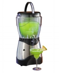 Make a mix that makes the party. Have a gallon of margaritas or other favorite frozen drinks in a matter of minutes. Fill with ice, mix, your favorite beverage and flip the switch for refreshing beverages that will get the party started. The easy pour spout puts the drink right into your cup for instant refreshment! 3-month warranty. Model HSB-590. Make a mix that makes the party. Have a gallon of margaritas or other favorite frozen drinks in a matter of minutes. Fill with ice, mix, your favorite beverage and flip the switch for refreshing beverages that will get the party started. The easy pour spout puts the drink right into your cup for instant refreshment! 3-month warranty. Model HSB-590.