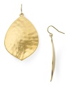 Lauren Ralph Lauren's shapely gold-plated teardrop earrings are a timeless style. Day or date-night, this dramatic pair gives an all-American look a hit of golden glamour.