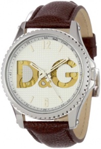 D&G Dolce & Gabbana Men's DW0704 Sestriere Round Analog Watchgear Dial Detailed Watch