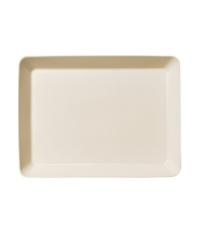 With a minimalist design and unparalleled durability, this Teema platter makes preparing and serving meals a cinch. Featuring a sleek, angled edge in timeless white porcelain by Kaj Franck for Iittala. With a minimalist design and unparalleled durability, this Teema platter makes preparing and serving meals a cinch. Featuring a sleek, angled edge in timeless white porcelain by Kaj Franck for Iittala.