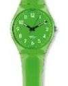 Swatch Women's GG204 Quartz Lime Green Casual Plastic Watch