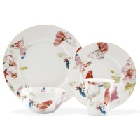 222 5th Spring Beauty 16-Piece Dinnerware Set Round Service for 4 Pink, Blue, Green 222 5th Spring Beauty 16-Piece Dinnerware Set Round Service for 4 Pink, Blue, Green