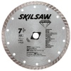 SKIL 79510 7-Inch Turbo Rim Diamond Saw Blade with 5/8-Inch or Diamond Knockout Arbor for Masonry