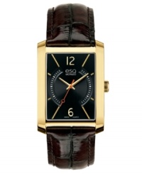 Traditional with a modern edge, this handsome Synthesis collection watch from esQ Movado completes your signature look. Traditional with a modern edge, this handsome Synthesis collection watch from esQ Movado completes your signature look.