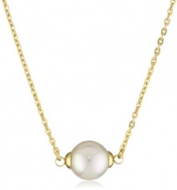 Majorica Vermeil 8mm White Round Pearl Pendant Necklace Majorica Vermeil 8mm White Round Pearl Pendant Necklace