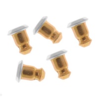 Gold Tone Hypo Allergenic Bullet Clutch Earring Backs (50) Gold Tone Hypo Allergenic Bullet Clutch Earring Backs (50)