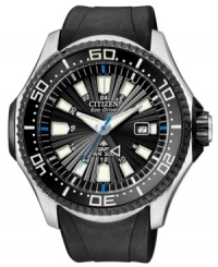 To the great beyond and back again: this Citizen Promaster GMT watch features a screwdown case for maximum depth protection. Powered by Eco-Drive, harnessing natural and artificial light, never needing a battery. To the great beyond and back again: this Citizen Promaster GMT watch features a screwdown case for maximum depth protection. Powered by Eco-Drive, harnessing natural and artificial light, never needing a battery.