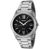 Seiko Men's SGEF21P1 Black Dial Stainless Steel Watch