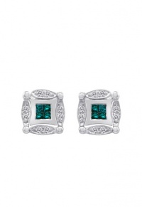 Effy Jewlery DiVersa Blue and White Diamond Earrings, .50 TCW Effy Jewlery DiVersa Blue and White Diamond Earrings, .50 TCW