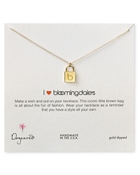 No heart on our sleeve but we do wear a little piece of Brown Bag love on our necks, with Dogeared's delicate I Heart Bloomingdales charm necklace. No heart on our sleeve but we do wear a little piece of Brown Bag love on our necks, with Dogeared's delicate I Heart Bloomingdales charm necklace.
