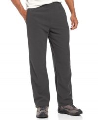 Slip into comfort for those days when you're always on the run with these active fleece pants from Columbia. Slip into comfort for those days when you're always on the run with these active fleece pants from Columbia.