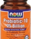 NOW Foods Probiotic-10 25 Billion, 50 Vcaps