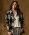 Denim & Supply Ralph Lauren's shawl-collar cardigan is effortlessly chic with its oversized silhouette and cozy pockets while exuding authentic rustic charm with a timeworn and heritage-inspired plaid.