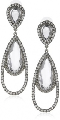 Kenneth Jay Lane Crystal-Color Teardrop Earrings Kenneth Jay Lane Crystal-Color Teardrop Earrings