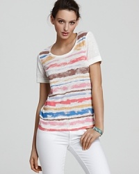 Gerard Darel Multi Stripe Tee Gerard Darel Multi Stripe Tee