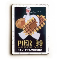San Francisco Pier 39 (Customizable) 14x20 Limited-Edition Artistic Planked Wood Sign San Francisco Pier 39 (Customizable) 14x20 Limited-Edition Artistic Planked Wood Sign