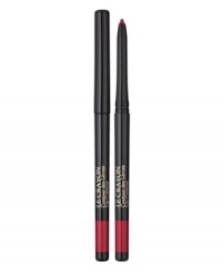 Rich, creamy colour in an automatic pencil that never needs sharpening. Its soft, rounded tip swivels up to provide lips with lasting colour and perfect definition, while preventing lipstick from feathering or bleeding. Rich, creamy colour in an automatic pencil that never needs sharpening. Its soft, rounded tip swivels up to provide lips with lasting colour and perfect definition, while preventing lipstick from feathering or bleeding.