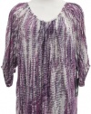 Ella Moss Cera 100% Modal Printed Open Sleeve Maternity Shirt Top X-Small