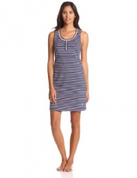 Nautica Sleepwear Women's Stripe Tank Chemise Nautica Sleepwear Women's Stripe Tank Chemise