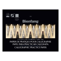 Bienfang 9-Inch by 12-Inch Calligraphic Practice Paper Pad, 50-Sheet Bienfang 9-Inch by 12-Inch Calligraphic Practice Paper Pad, 50-Sheet