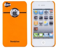 Neon Orange Chrome Case for Apple iPhone 4, 4S (AT&T, Verizon, Sprint)