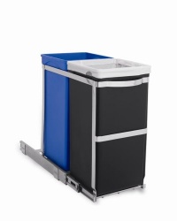 simplehuman Under-Counter Pull Out Recycler, 35 Liters / 9 Gallons simplehuman Under-Counter Pull Out Recycler, 35 Liters / 9 Gallons