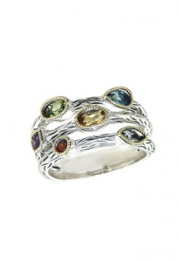 Effy Jewlery Balissima Multi Gemstone Ring, 1.09 TCW Ring size 7