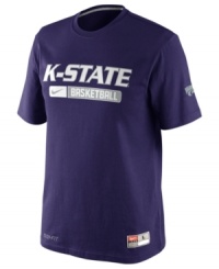 Be a part of the wave-help keep team spirit up with this Kansas State Wildcats NCAA basketball t-shirt from Nike. Be a part of the wave-help keep team spirit up with this Kansas State Wildcats NCAA basketball t-shirt from Nike.